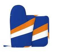 Flag of the Marshall Islands Oven Mitts and Pot Holders Sets.Printed Oven Mitt & Pot Holder Set, Non-Slip Heat Resistant Kitchen Grips