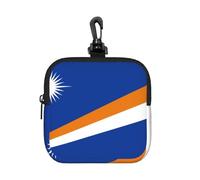 Flag of the Marshall Islands Print Coin Bag for Women, Zipper Wallet/Mini Storage Pouch, Everyday Carry Organizer for Keys, Cards