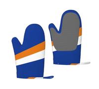 Flag of the Marshall Islands Silicone Oven Gloves Two Packs Anti-Scalding Thermal for Insulation Baking Barbecue