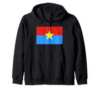 Flag of the National Liberation Front of South Vietnam Zip Hoodie