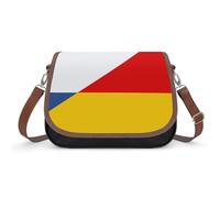 Flag of The Netherlands And Germany Women's Crossbody Bag Fashion Shoulder Handbags Message Tote Bag with Adjustable Strap