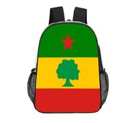 Flag of The Oromo Funny Clear Backpack Waterproof Transparent Bag See Through Rucksack with Adjustable Straps