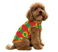 Flag of The Oromo Liberation Front Dog Clothes Ice Silk Sleeveless Pet Vest Puppy Breathable Shirts for Small Dogs Cat M