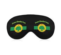 Flag of The Oromo Liberation Front Eye Mask for Sleeping Blackout Night Blindfold with Adjustable Strap for Men Women Travel Yoga Nap
