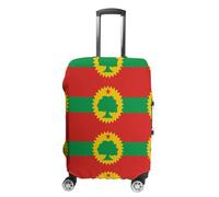 Flag of The Oromo Liberation Front Personalized Luggage Case Cover Protective Suitcase Covers Washable Bag Protector for Travel S
