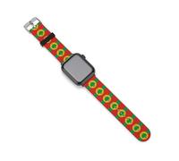 Flag of The Oromo Liberation Front Silicone Smartwatch Bands Compatible with IWatch Soft Replacement Strap 42mm/44mm