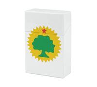 Flag of The Oromo Novelty Cigarette Case Box Lightweight Plastic 20 Pcs Cigarettes Holder
