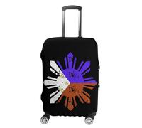 Flag of The Philippines Personalized Luggage Case Cover Funny Travel Accessories Washable Suitcase Protector Fit 19-32 Inch L
