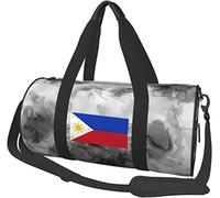 Flag of The Philippines Travel Luggage Duffel Bag Sports Rolling Foldable Duffel Bag, Marbling