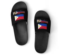 Flag of The Philippines Women's House Slippers for Men Shower Slides Bathroom Shoes Sandals 40 (250mm)