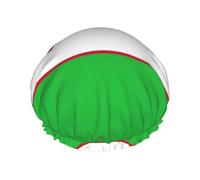 Flag Of The Republic Of Uzbekistan Hair Cap For Shower, Waterproof Hair Shower Caps For Long Hair, Non-Slip Cute Shower Cap