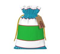 Flag Of The Republic Of Uzbekistan Print Drawstring Gift Bags,For Holiday Season,Birthdays,Anniversaries And Any Special Occasion