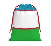 Flag Of The Republic Of Uzbekistan Print Functional Gift Storage Bag Eco-Friendly Comfortable Touch Outdoor Activities Use