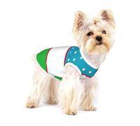 Flag of The Republic of Uzbekistan Print Lightweight Tank Top for Dogs Dog Shirts for Small Dogs Stretchy T Shirts Sleeveless Vest