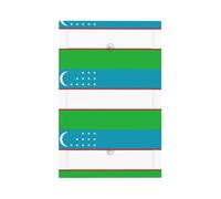 Flag of The Republic of Uzbekistan Printed Decorative Switch Covers-Durable Single and Double Socket Plates for Light SwitchesStyle V