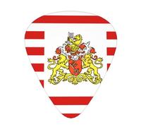 Flag Of The Senate Of Bremen Guitar Plectrums 12 Pieces For Ukulele Bass Instrument Accessories
