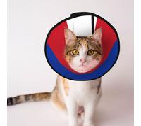 Flag of The Sorbs Soft Dog Cone Collar, Depets Adjustable Recovery Pet Cone E-Collar for Cats Kittens Rabbits, Comfy Elizabethan Collar