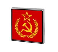 Flag of The Soviet Union Custom Brooch Pin Lapel Pins Tie Suit Dress Accessories Wedding Birthday for Men Women