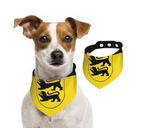 Flag of The State of Baden-Württemberg Dog Bandana, Adjustable for Boys and Girls,Suitable for Cats and Dogs Pet Accessories