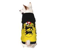 Flag of The State of Baden-Württemberg Dog Hoodie - Soft & Breathable Pet Clothes for Small to Large Dogs, Stylish and Comfortable Dog Clothes