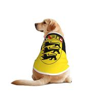 Flag of The State of Baden-Württemberg Dog Shirt for Large & Medium Dogs - Mesh Breathable Pet T-Shirts, Perfect for Daily Wear and Special Occasions