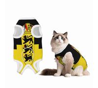 Flag of The State of Baden-Württemberg Recovery Suit for Dogs Cats After Surgery, Soft Cotton Post-Surgery Suit for Male and Female Pet