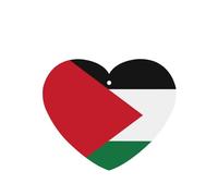 Flag Of The State Of Palestine Car Air Fresheners Cards - 6 Pieces,Cardstock Scented Decor For Cars,Bedrooms, Closets