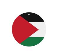 Flag Of The State Of Palestine Car Air Fresheners Cards - 6 Pieces,Cardstock Scented Decor For Cars,Bedrooms, Closets