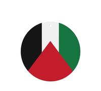 Flag Of The State Of Palestine Car Air Fresheners Cards - Set Of 4 Pieces,For Cars & Home, Long-Lasting Lavender Fragrance