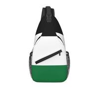 Flag of the State of Palestine Casual Crossbody Bag Durable Large Capacity Lightweight and Breathable Suitable for Various Outdoor Venues