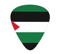Flag Of The State Of Palestine Guitar Plectrums 12 Pieces For Ukulele Bass Instrument Accessories
