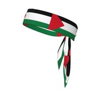 Flag of The State of Palestine Headbands,Sports Head Tie,Headband for Men and Women,Hair Band for Running, Workout, Football