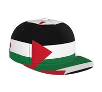 Flag of The State of Palestine Outdoor Sports Baseball Cap, Travel Sun hat, Adjustable for All Seasons Black