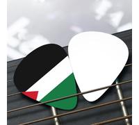 Flag of the State of Palestine Patterned guitar pick set - (thin/medium/thick), widely compatible with all kinds of stringed instruments,