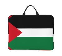 Flag of The State of Palestine Patterned Laptop Sleeve Bag, 17 Inch Shockproof Laptop Sleeve, Slim Laptop Bag