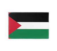 Flag of the State of Palestine Placemats for Dining Table Set of 6 - Waterproof - Wipe Clean - Heat Resistant - Anti Slip Dining Table Place Mats, Suitable for Indoor & Outdoor Use, 18’’Ã-12’’