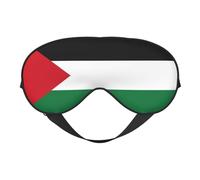 Flag of The State of Palestine Print Soft Eye Mask – Elastic Nighttime Shade, Light-Proof Blindfolds for Plane, Yoga, Travel