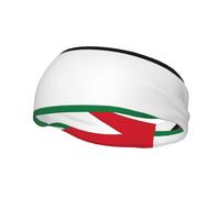Flag of The State of Palestine Printed Sports Sweatband, Quickly Stops Perspiration, Suitable for Fitness and Leisure Sports