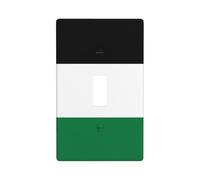 Flag of The State of Palestine Printed Wall Plate, Polycarbonate Decorative Socket Cover for Home & Office