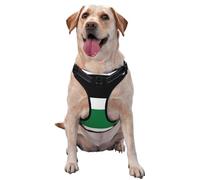 Flag of The State of Palestine Small Printed pet Traction Vest for Pets to wear When Walking The Dog or Climbing Mountains