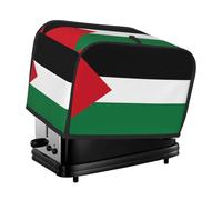 Flag of the State of Palestine Toaster cover, suitable for wide slot design, with side storage bag, easy to clean, dustproof, suitable for kitchen.