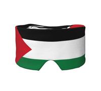 Flag of The State of Palestine Unisex Side Sleeping Headband, Sleeping Eye Mask and Ear Muffs, (26.8 * 4.3 inches), Indoor and Outdoor Travel Yoga Adjustable Comfort Eye and Ear Muffs,