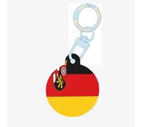 Flag of The State of Rhineland-Palatinate Dog Tags Round Pet Tag,Acrylic Pet ID Tags Durable and Stylish,Perfect for Small to Large Pets