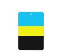 Flag Of The Sultanate Of Burongan Car Air Fresheners Cards - 6 Pieces,Cardstock Scented Decor For Cars,Bedrooms, Closets
