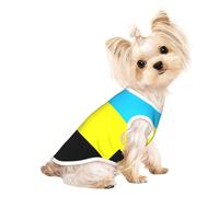 Flag of the Sultanate of Burongan print Dog Shirts for Small Dogs Stretchy T-Shirts Lightweight Tank Top Sleeveless Striped Vest