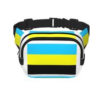 Flag of the Sultanate of Burongan print Fanny Pack Purse with Adjustable Strap Square Double Layer Waist Bag Belt Unisex Everywhere
