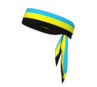 Flag Of The Sultanate Of Burongan Print Head Tie Headbands, Ninja Karate Tie, Athletic Sweatbands,Sweat Wicking Workout Head Band