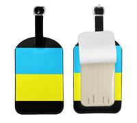 Flag of the Sultanate of Burongan Printed PU Leather Bag Tag, Personalized Baggage Label, Privacy Flap ID Shield, for Vacation