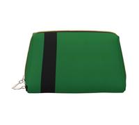 Flag of The Sultanate of Delhi Leather Hand-Held Zipper Makeup Bag Storage Bag for Miscellaneous Items Pen Case