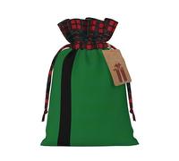 Flag Of The Sultanate Of Delhi Print Burlap xmas Gift Bag With Drawstring, Polyester Plaid Pouch For Gift Birthday Present-M Size